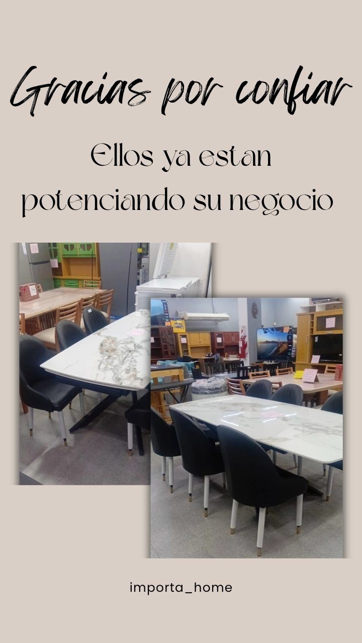 Un local comercial con mesas y sillas de Importa Home